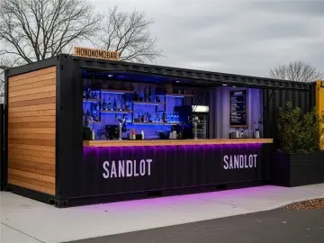 TERAN Shipping Container Bar: Creating a Unique Social Space