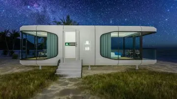 High-quality luxury capsule homes equipped with smart home technology